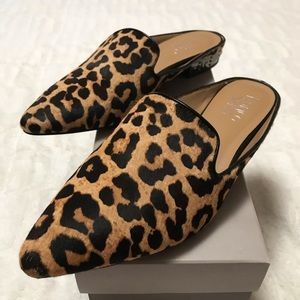 FRANCO SARTO Leopard Print Mules